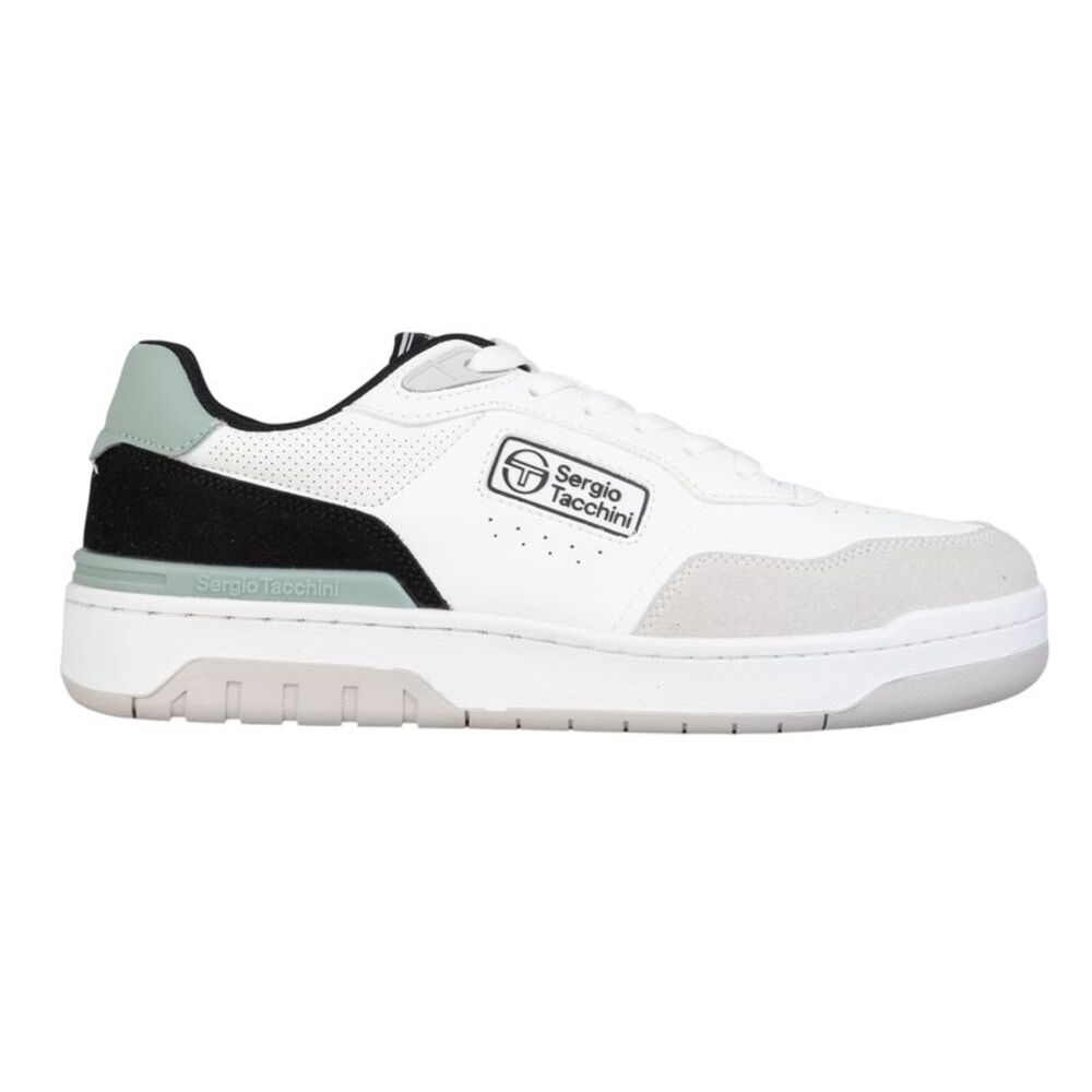 Sergio Tacchini Mens Livorno Leather Sneakers / White